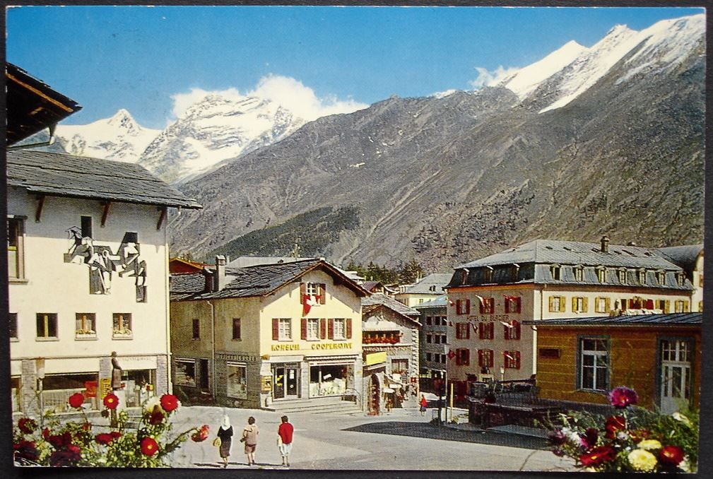 SAASFEE Hotel du Glacier Konsum Cooperative (Gebraucht) in Jona für