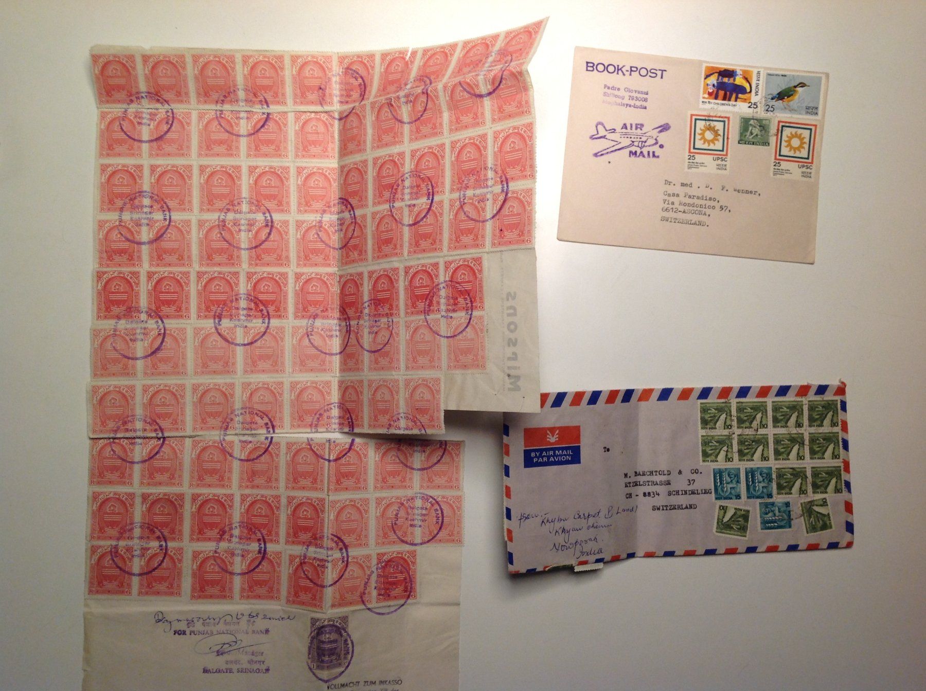 Alle Briefmarken: timbre - lettre india – Gebraucht aus Vuiteboeuf von broticaire
