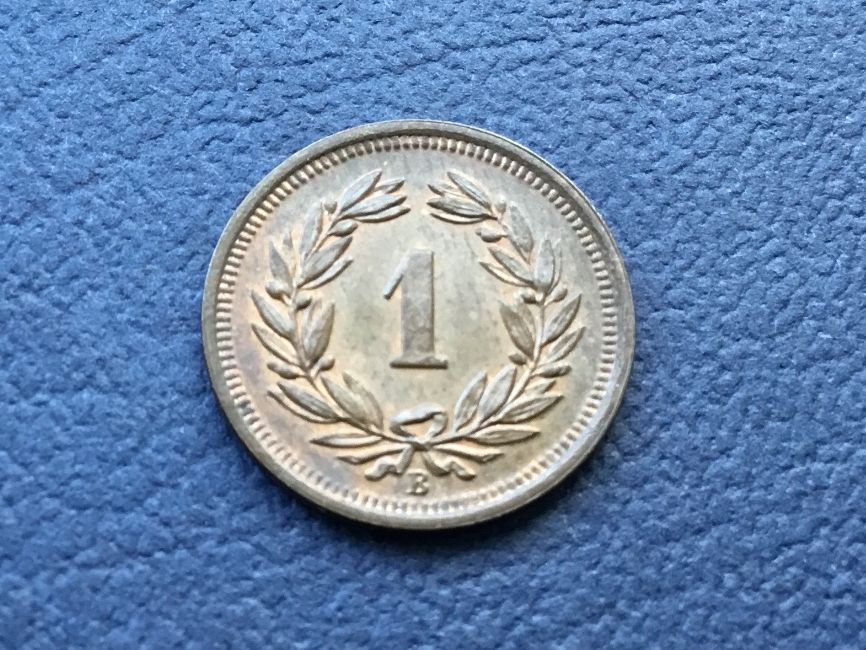 Tutti le monete: 1 Rappen 1924 VZ – Usato da St. Margrethen SG venduto da alfapeugeot10 2
