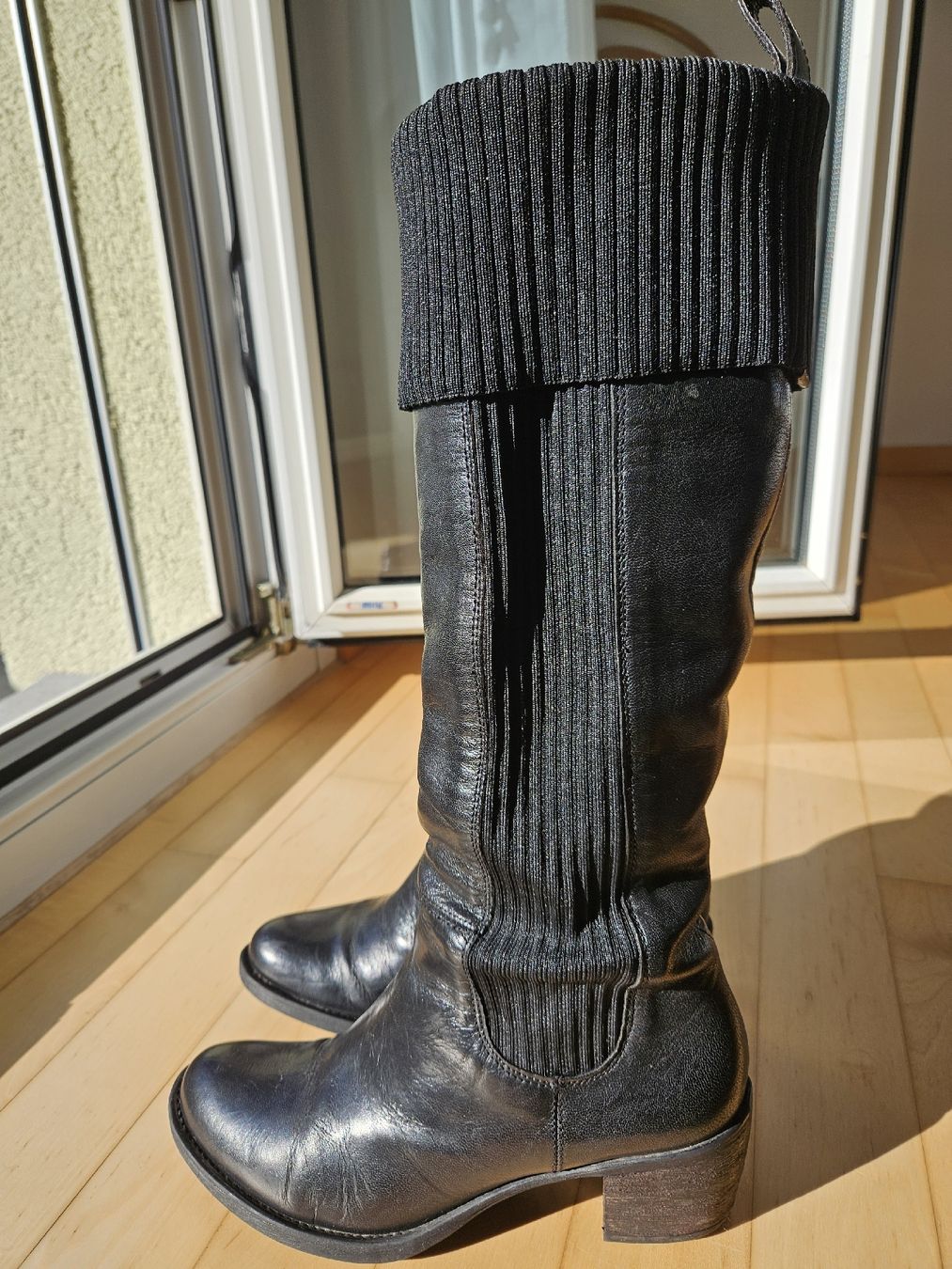 Navyboot Scarpe da donna: Navyboot Stiefel, Leder, Gr. 37, schwarz – Usato da Winterthur venduto da luna2266 1