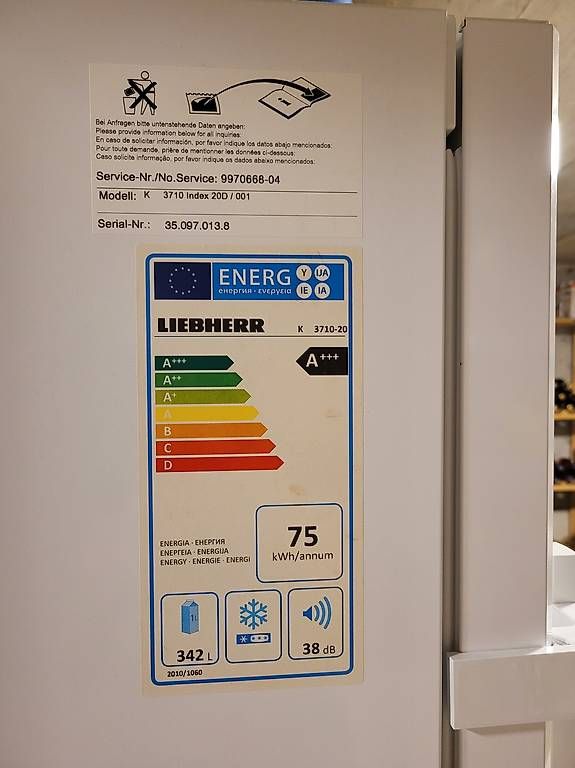 Frigoriferi: Kühlschrank Liebherr K3710 342l – Usato da Beinwil am See venduto da alpha4712 2