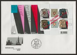 Block Brief Vollstempel Überdruck15.05.2025 BERNABA selten
