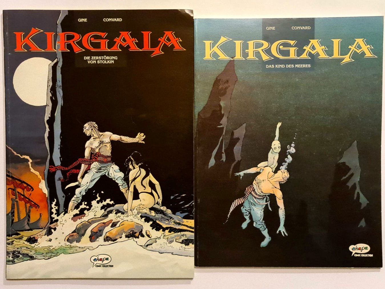 Fumetti: Kirgala Comic 1+2,  Gine, Convard, ehapa Comics – Usato da Aesch BL venduto da pri_fp8t