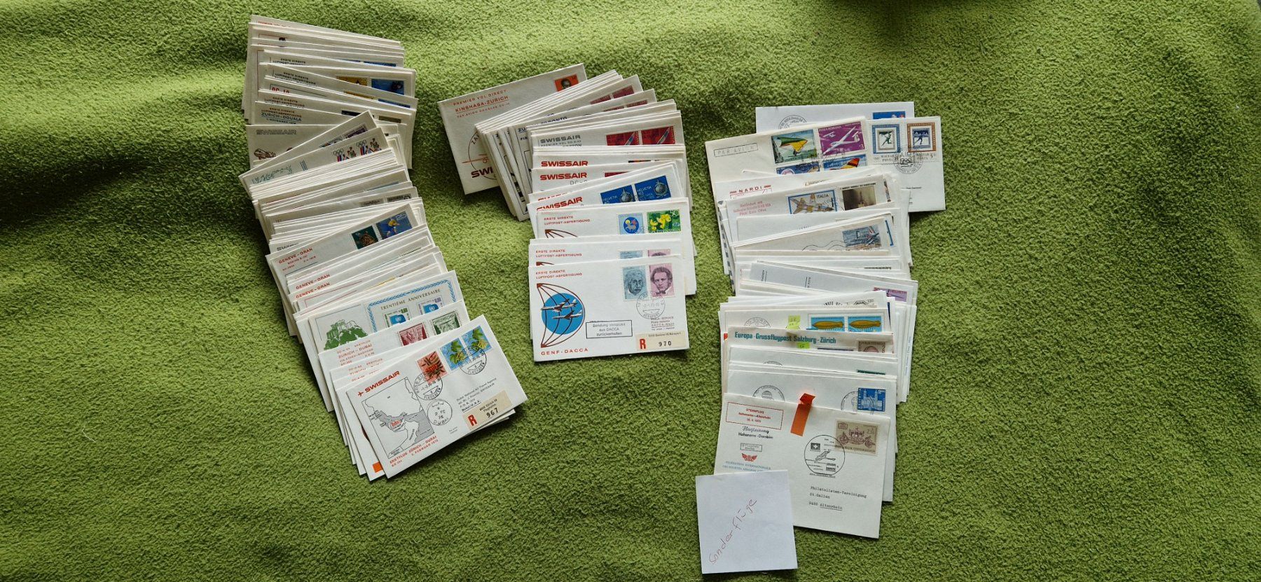 Tous les timbres: Belege Luftpost – D'occasion à Schwanden GL par Afredolino 2