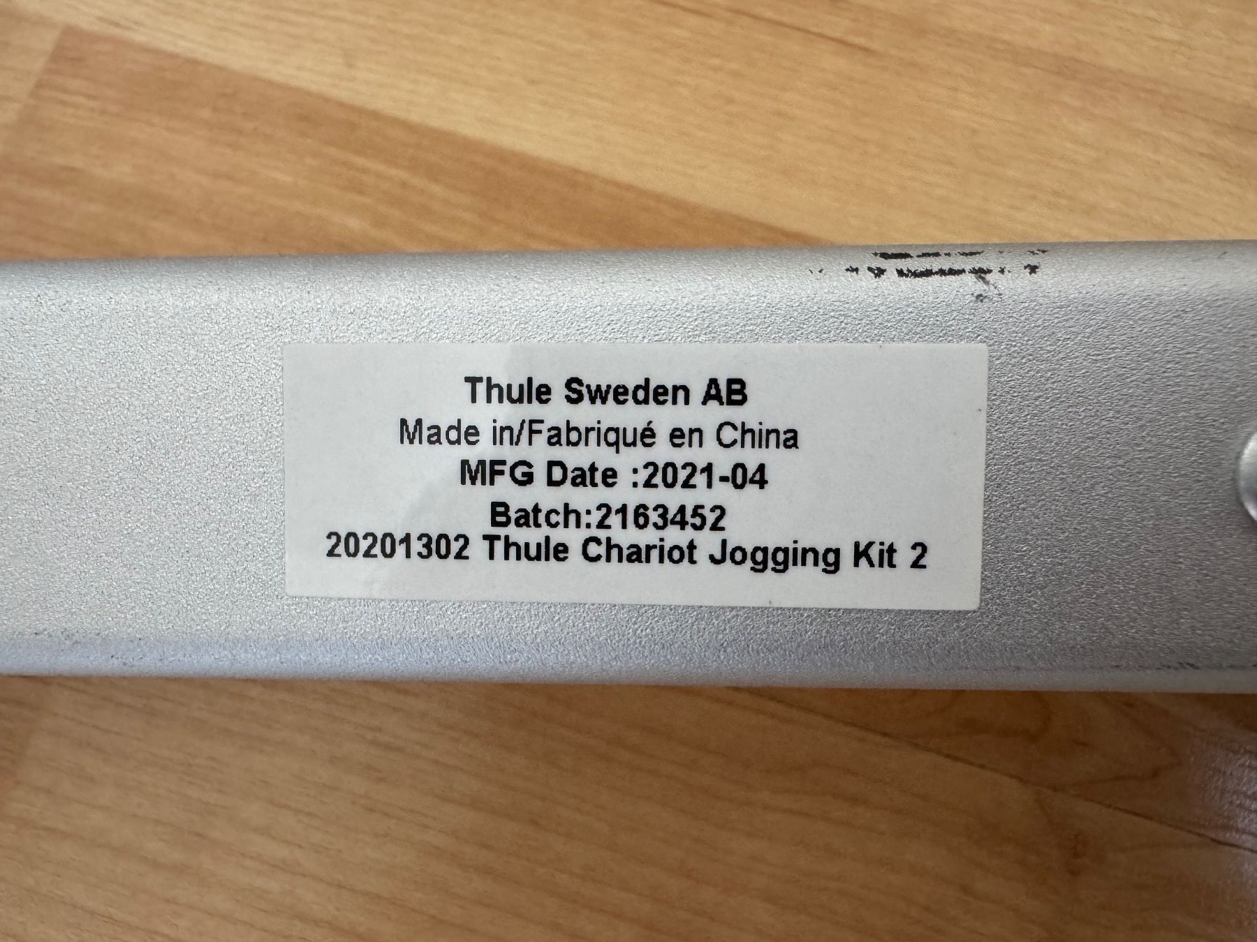 Thule Rimorchi: Thule Chariot Jogging Kit 2 (MJ 2017-2024) – Usato da Mels venduto da thelonga 1