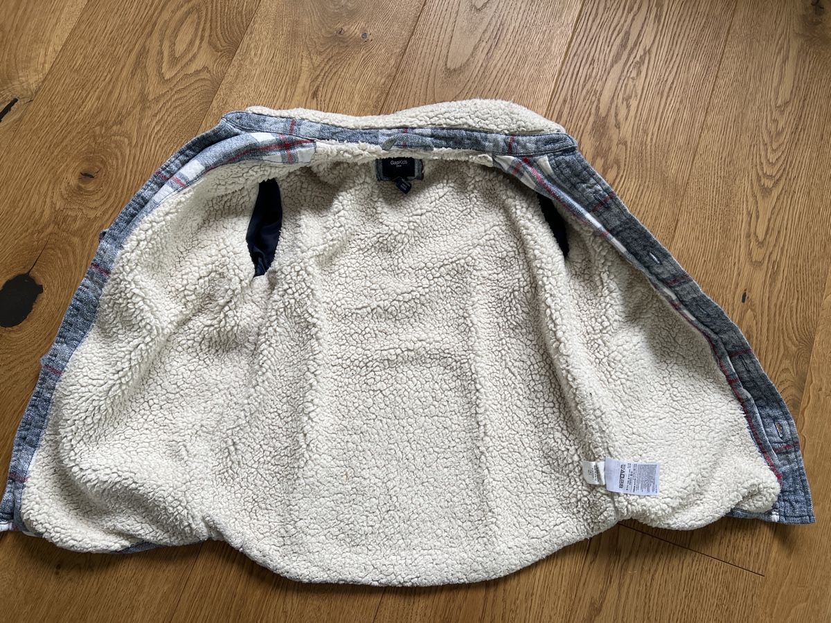Gap Hemden, T-Shirts & Polos: Gap Kids Hemd Jacke Gr. 120 Teddyfutter Karo – Gebraucht aus Aeugst am Albis von Bsaeub 5