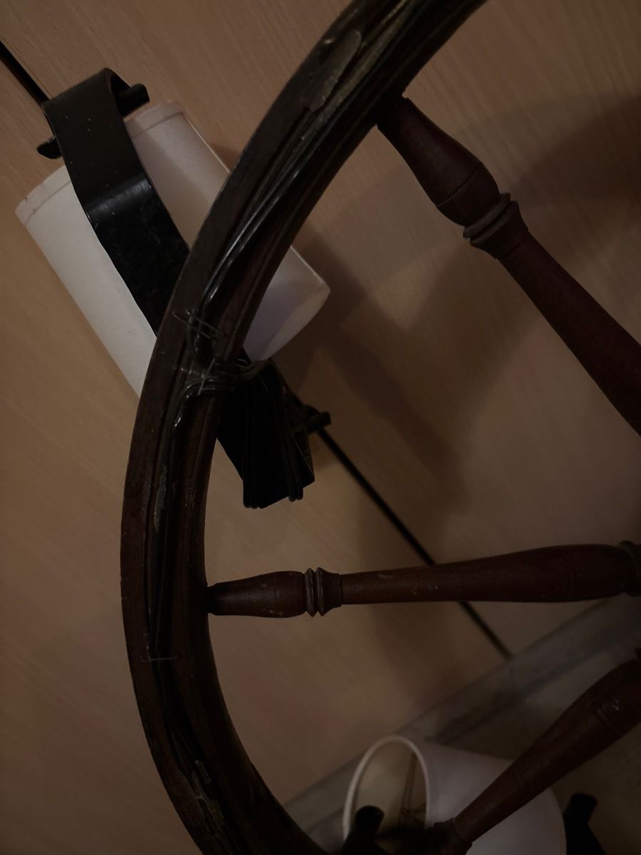 Lampes: Lustre roue charrette vintage – D'occasion à Evionnaz par roh_l5yz 3