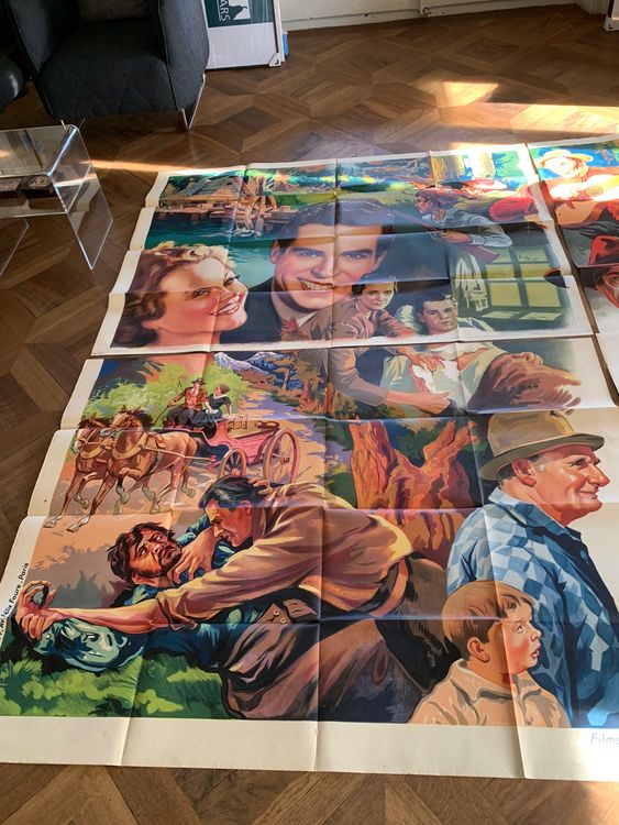 Original Plakat 1936 Fille du Bois Maudit 320x240 cm ! Kaufen auf Ricardo