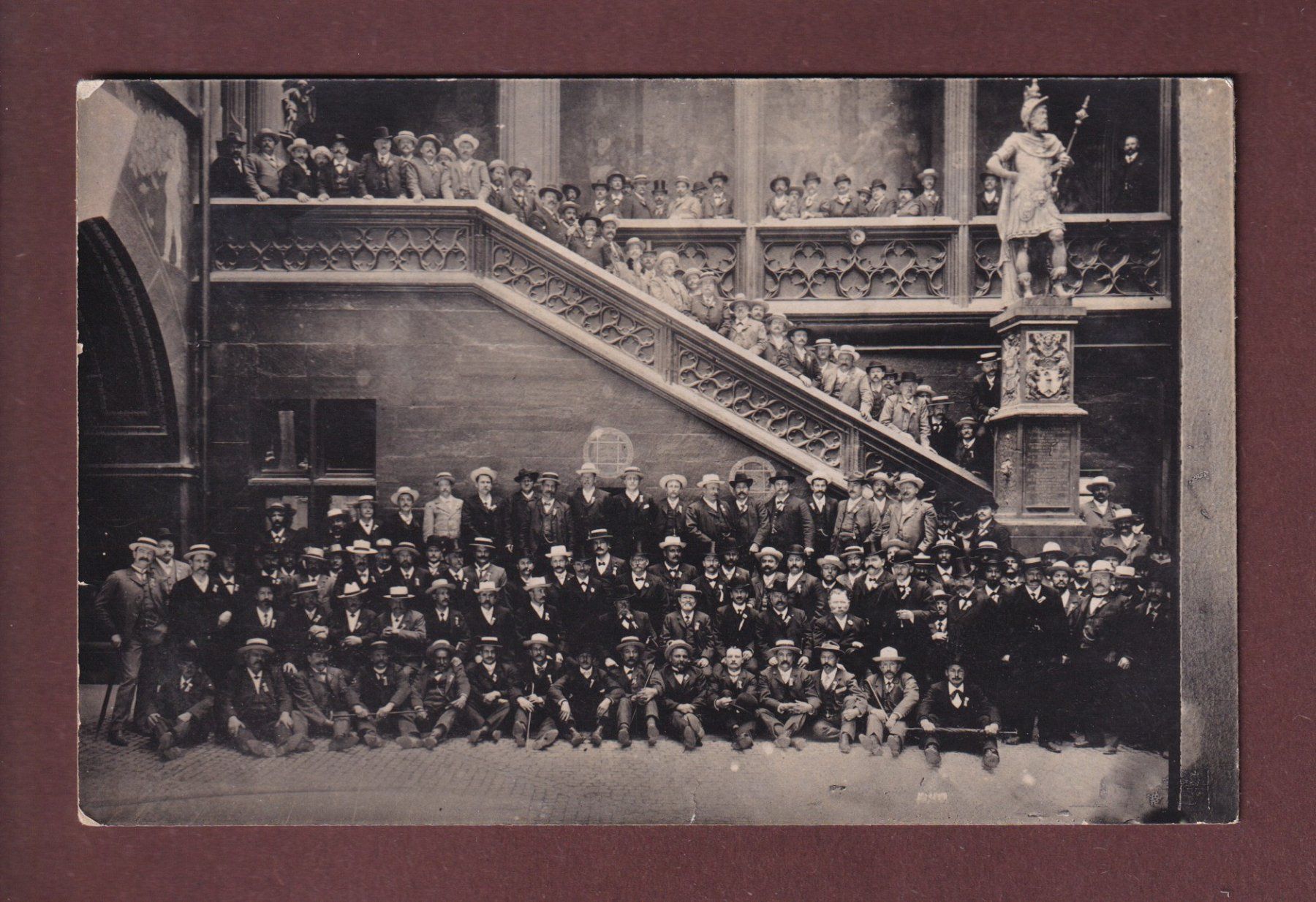 Cartoline postali: Foto - BASEL - Metzger-Meister 1907 – Usato da Pully venduto da nicecards