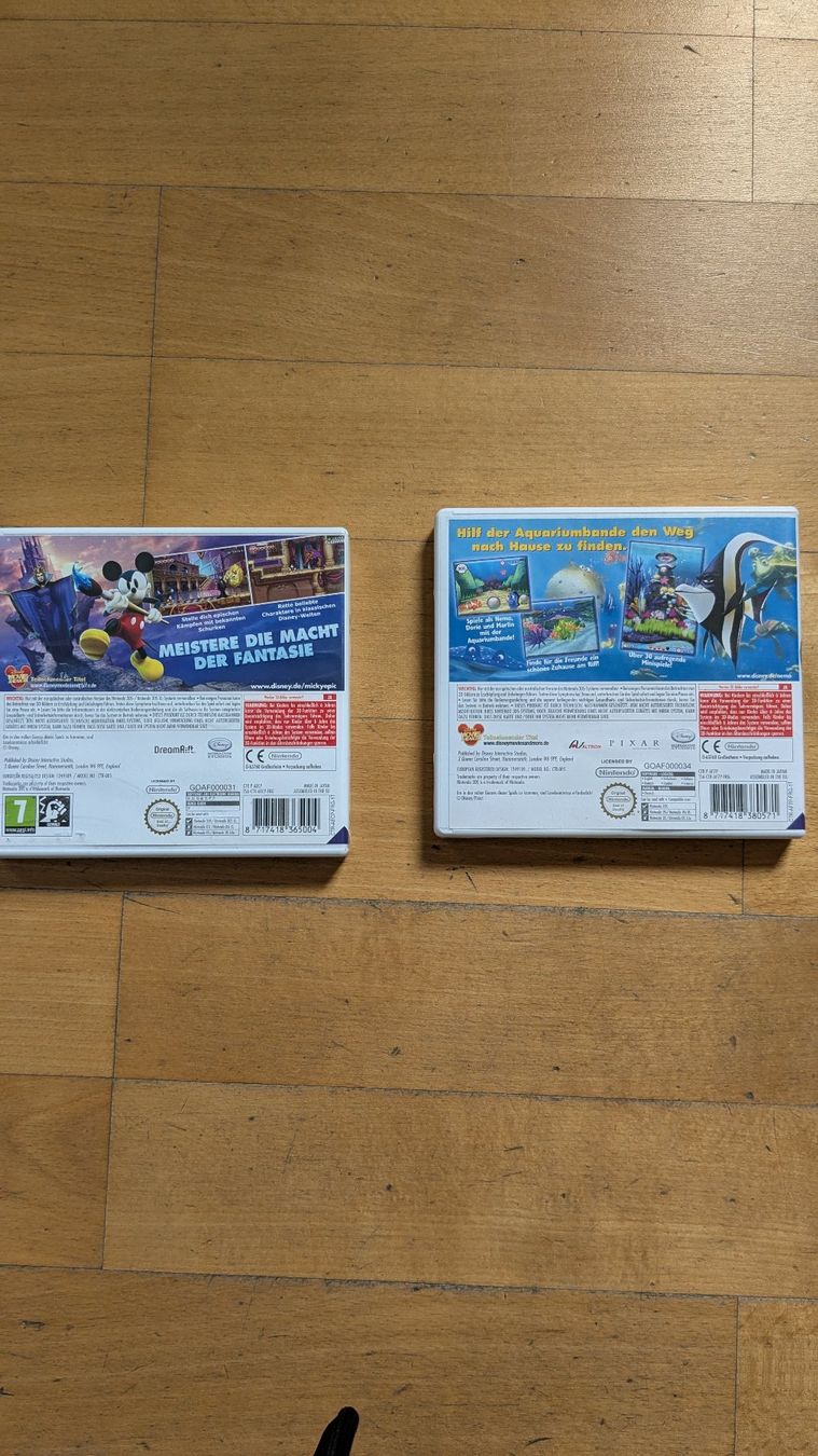 Nintendo Giochi: 3DS Nemo und Micky Mouse – Usato da Kriessern venduto da mim_z8rs 1