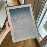 Bilderrahmen LOMVIKEN IKEA gold 40x50cm guter Zustand