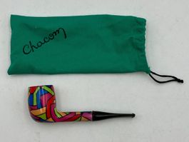 Chacom Tabakpfeife bunt mit Etui – ausgefallenes Design