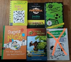 Jugendbücher 5 Stk zB Gregs Tagebuch, Knickerbocker Bande
