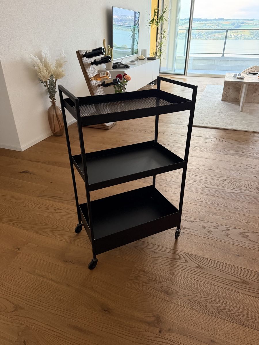 Ikea Korpus: Neuwertiger Servierwagen schwarz – Neu (gemäss Beschreibung) aus Nottwil von samu1181 1