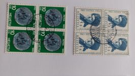 4-er Block pro patria 1962/5-er und 10-er