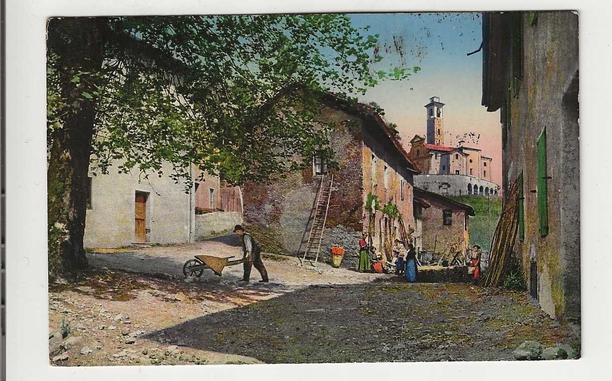 Ansichtskarten: Castagnola, 1916 – Gebraucht aus Spiez von Niesen20