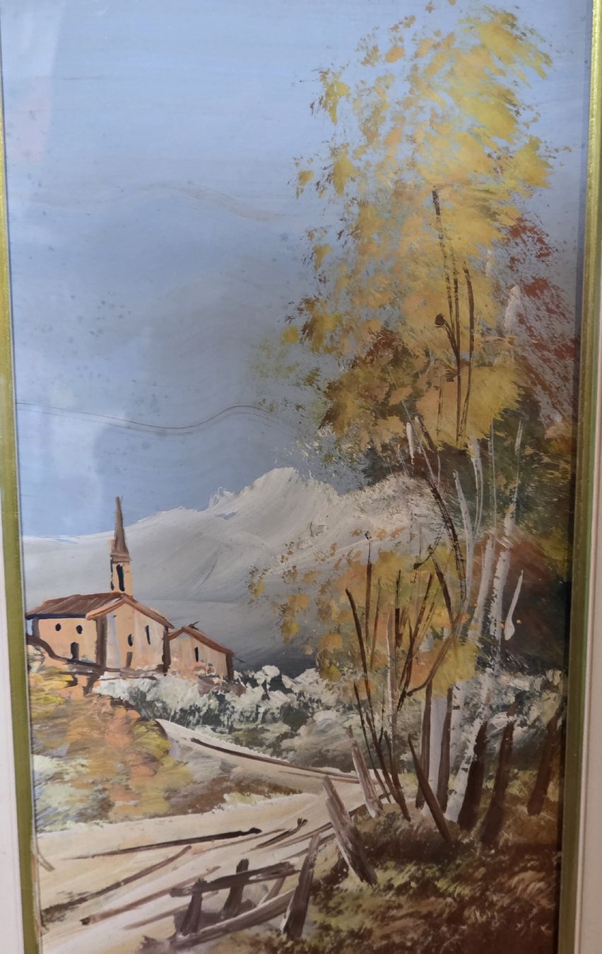 Dipinti: Ölgemälde einer hügeligen Landschaft – Usato da Rohrbach venduto da lod_m58r 2