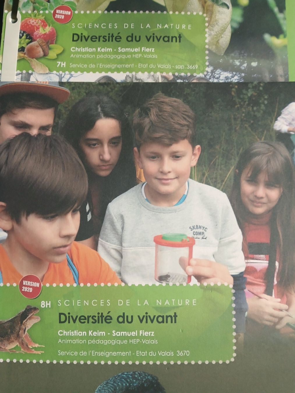 Bücher: 2 cahiers sciences de la nature 7H et 8H – Gebraucht aus Lausanne von hdda