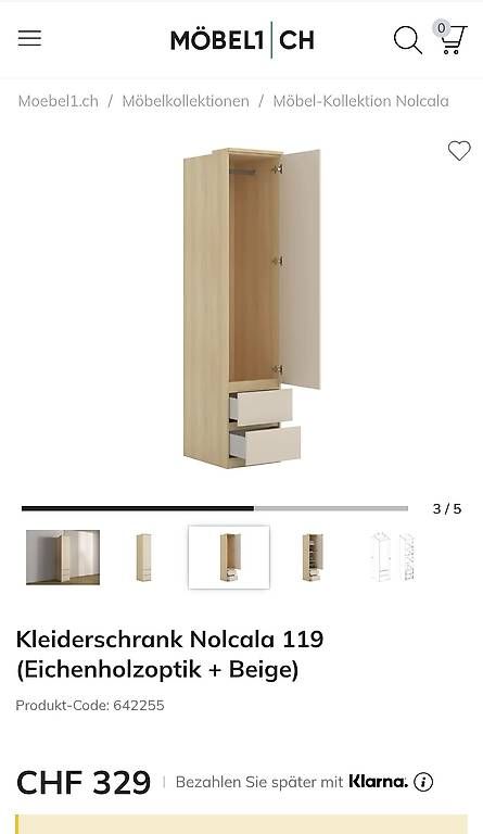 Schränke: Neues Schrank – Gebraucht aus Adliswil von menielm