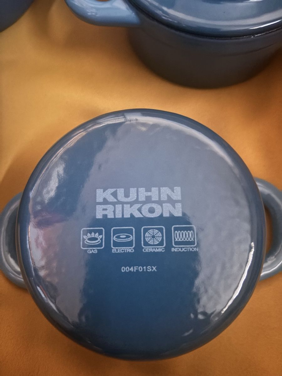 Kuhn Pentole: 6er Set Mini Cocotte blau Kuhn Rikon – Nuovo e nell'imballaggio originale da Solothurn venduto da Dudu92 2