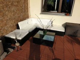 Rattan lounge