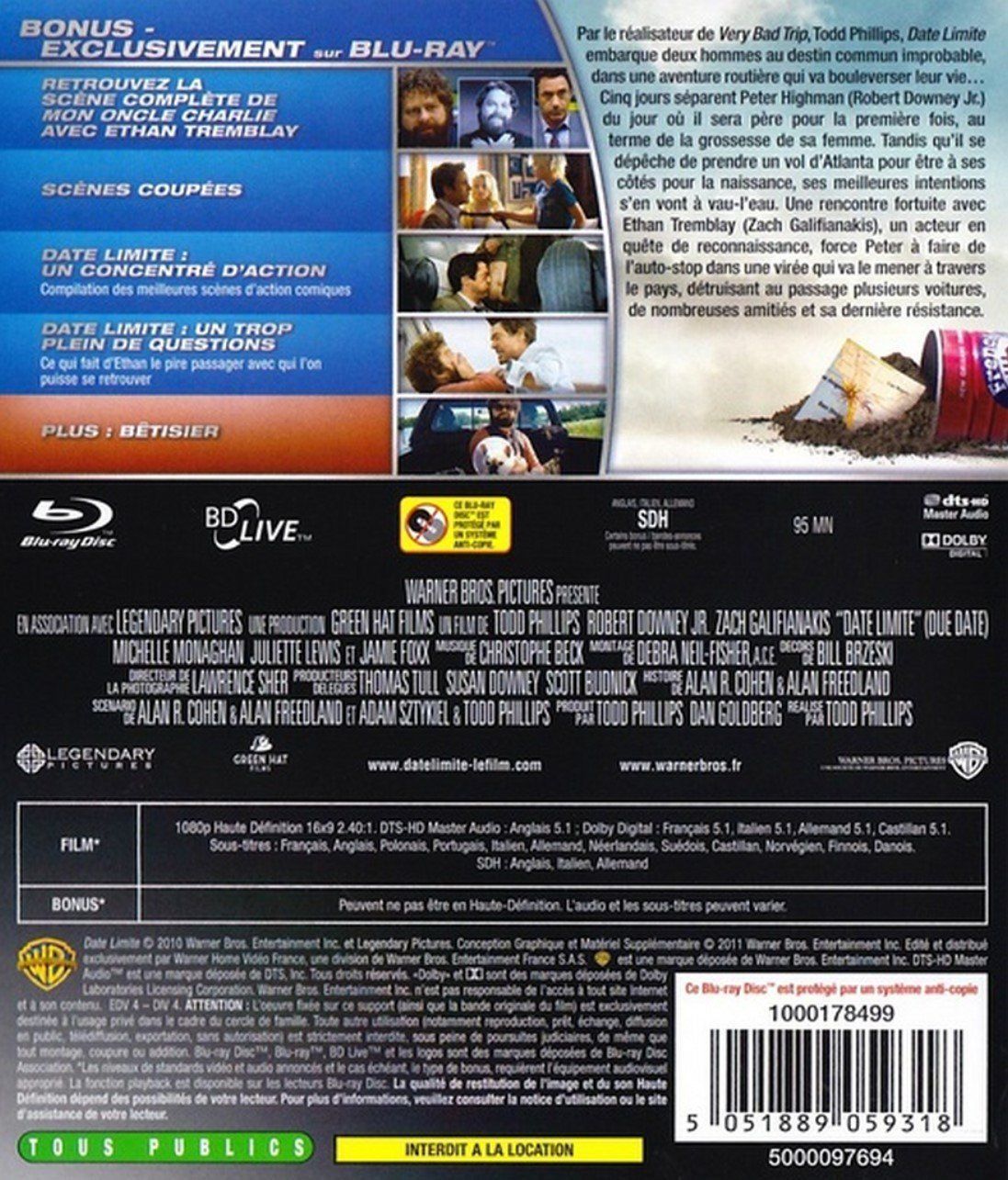 Alle DVDs: Date limite (2010) - Blu-ray – Gebraucht aus Semsales von __Florian__ 1