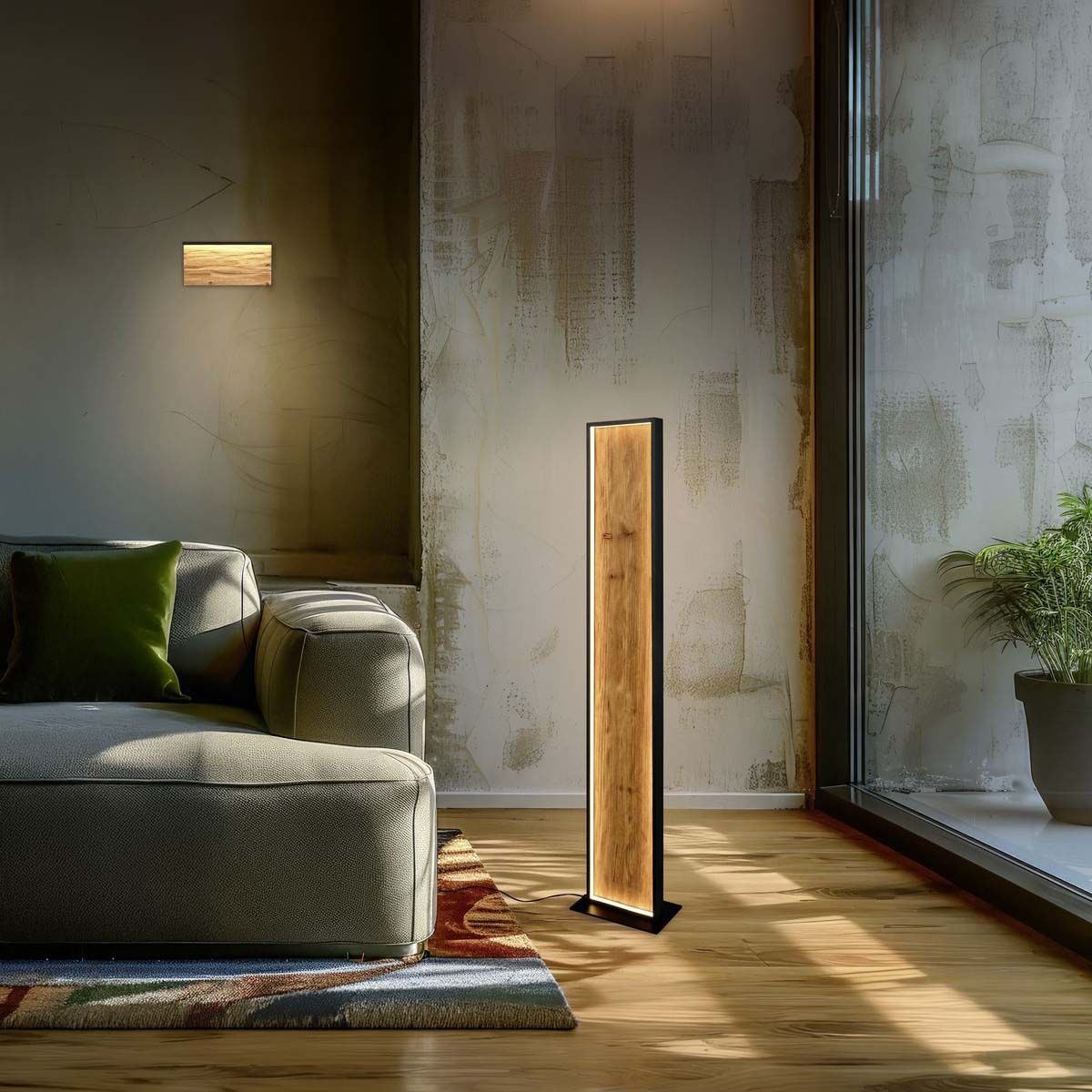 Lampen: LED Wandleuchte, Naturholz, 30 cm – Neu (gemäss Beschreibung) aus Kreuzlingen von Smart-Light 1