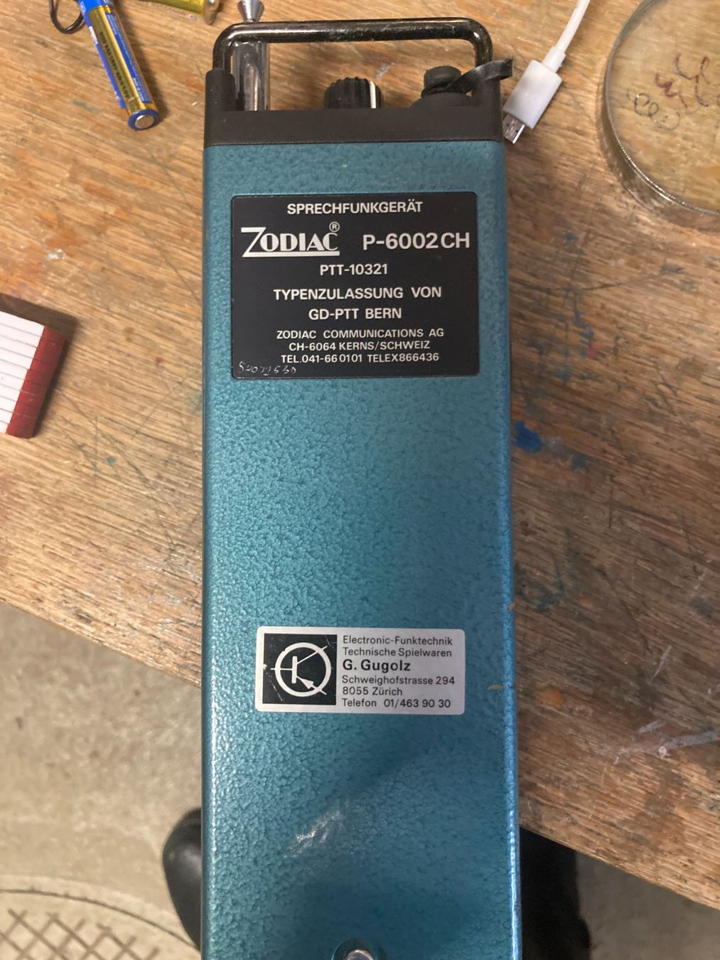 Radiocomunicazione: Funkgerät ZODIAC P-6002, Made in CH – Usato da Filzbach venduto da Sugi7 5