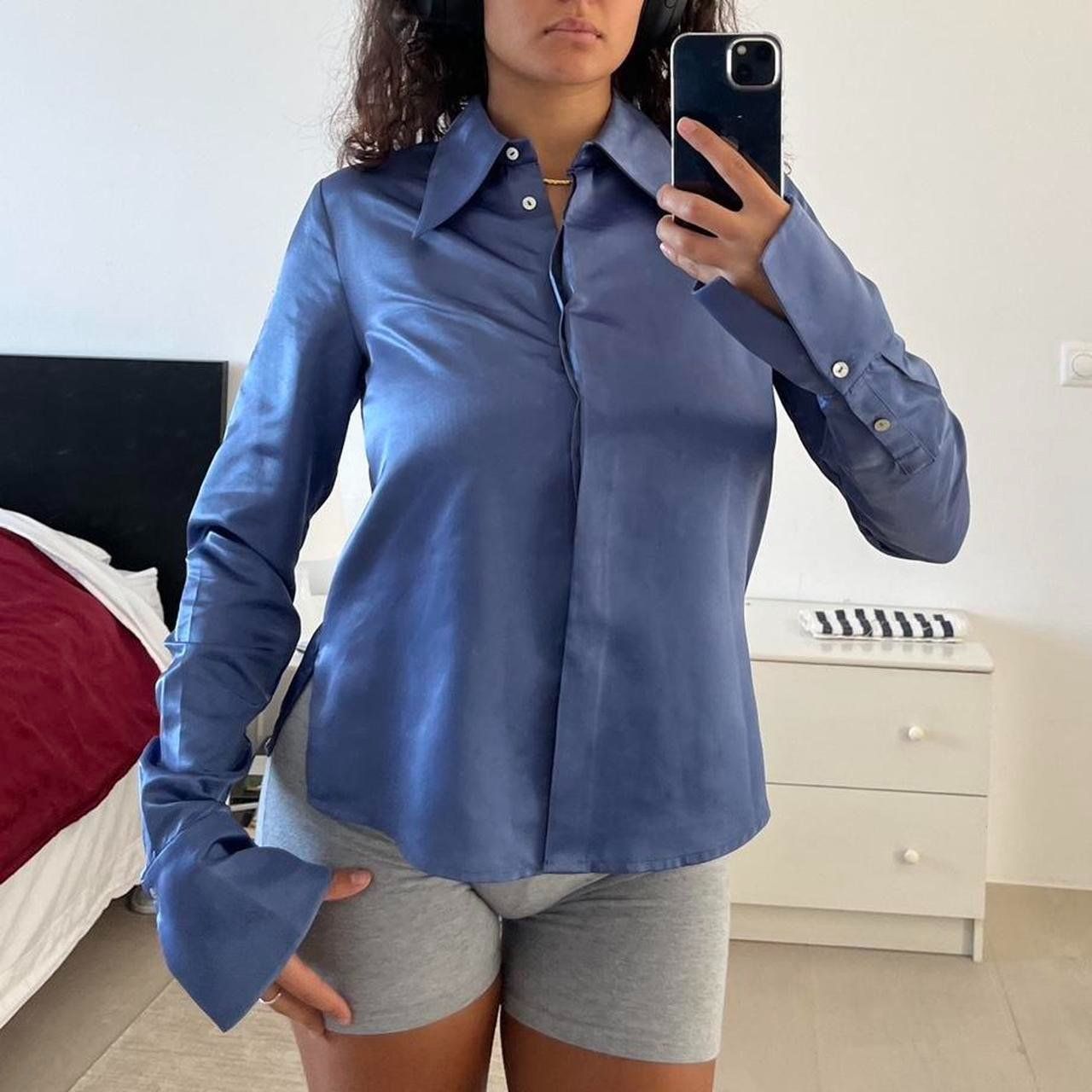 Pepe Jeans Blusen: Edle, blaue Bluse, Gr. S – Gebraucht aus Richterswil von sop_zwd9 2