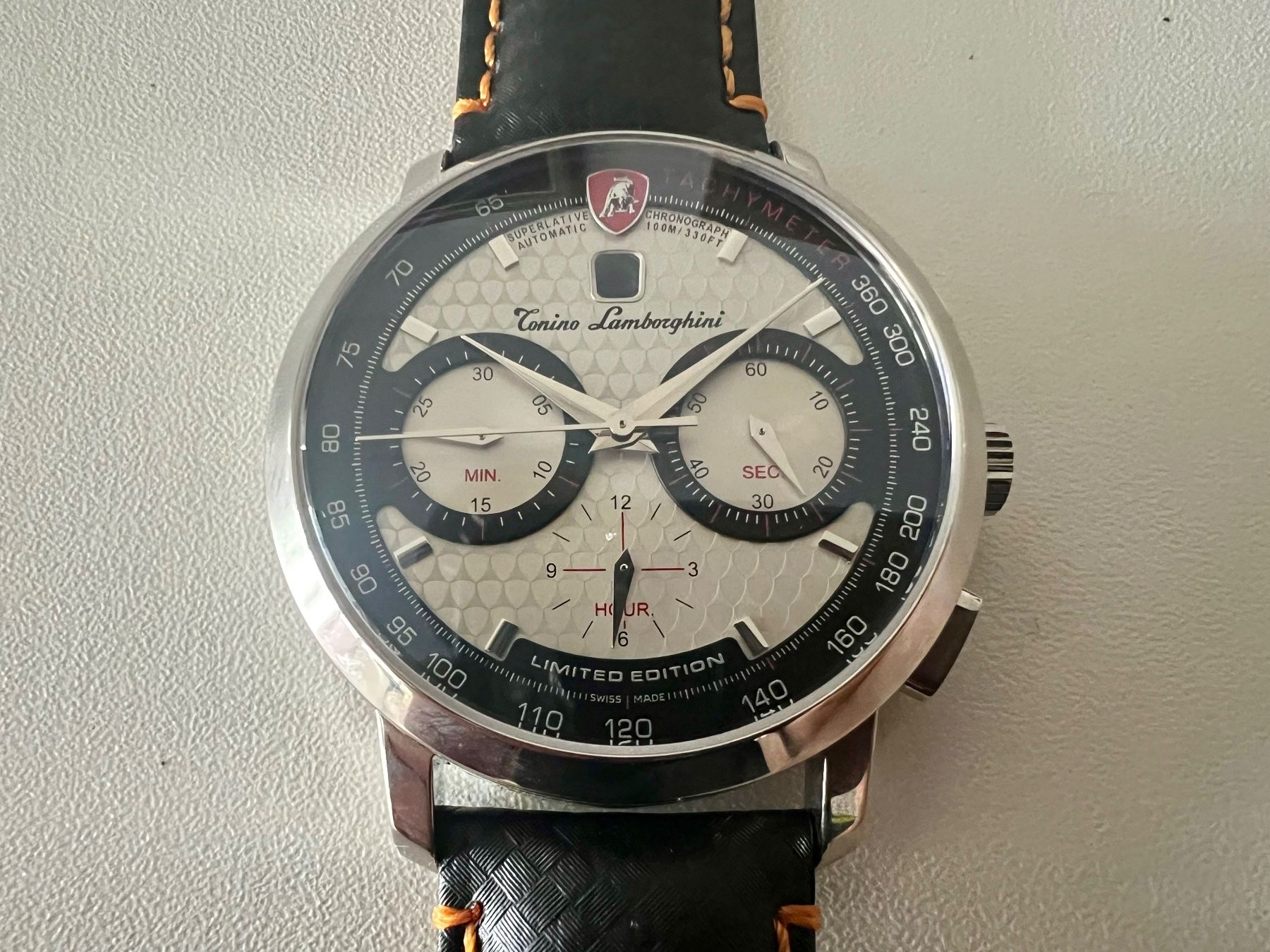Lamborghini Uhren: LAMBORGHINI 1947 Automatic Chronograph Ltd.x/100, SRP 3300.- – Neu und originalverpackt aus Le Mont-sur-Lausanne von LycaGallery 2