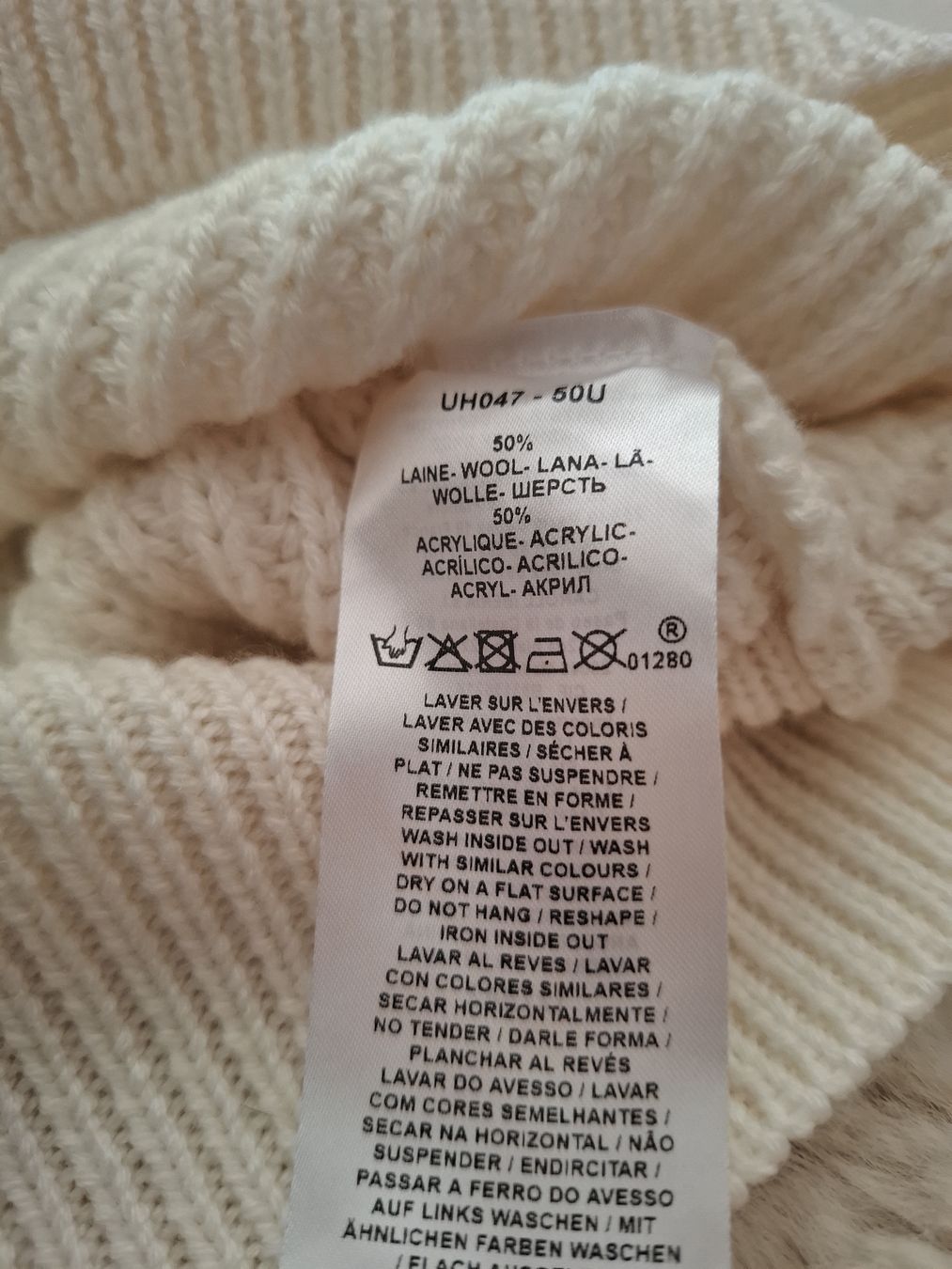 Caroll Pullover & Sweatshirts: Caroll Paris Pull torsadé écru laine L – Neu (gemäss Beschreibung) aus Le Locle von sAm_2112 3