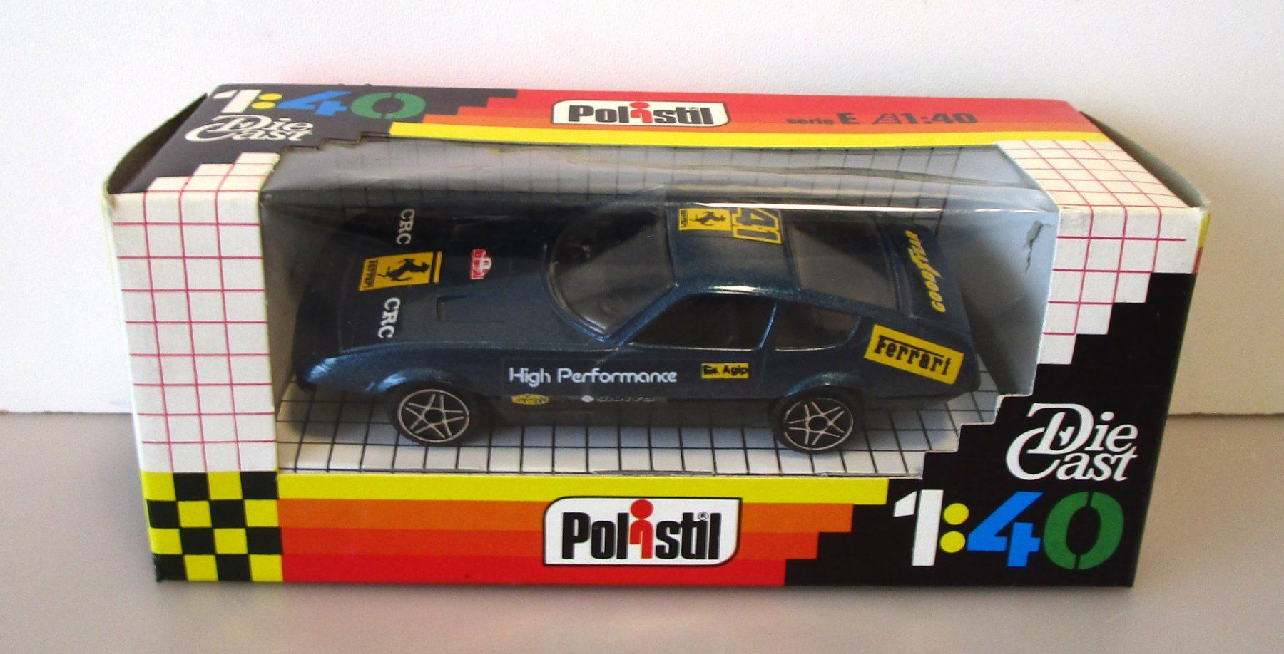 Polistil Modellini d'auto: POLISTIL FERRARI 365 GTB/4 DAYTONA - E 2002 – Nuovo e nell'imballaggio originale da Chêne-Bourg venduto da breno56