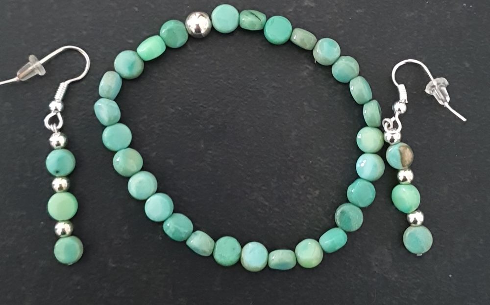 Ensemble Bracelet Et Boucles D'oreille Strass Ton Or - Neuf Sans étiquette, Bijou Fantaisie Doré