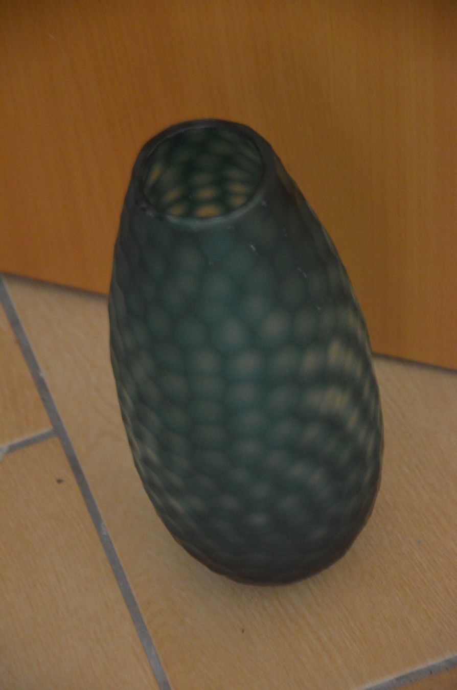 Vasen & Gefässe: VASE GRUN - HOCH CM 32 – Gebraucht aus Chiasso von Dolly015