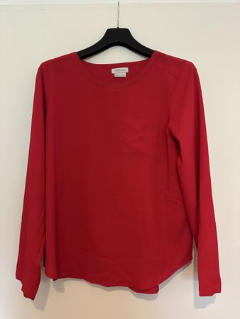 Van Heusen Damen Bluse, Rot, Grösse M - Perfekt für Herbst!