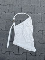 Damen Top asymmetrisch  weiss Grösse XXS neu