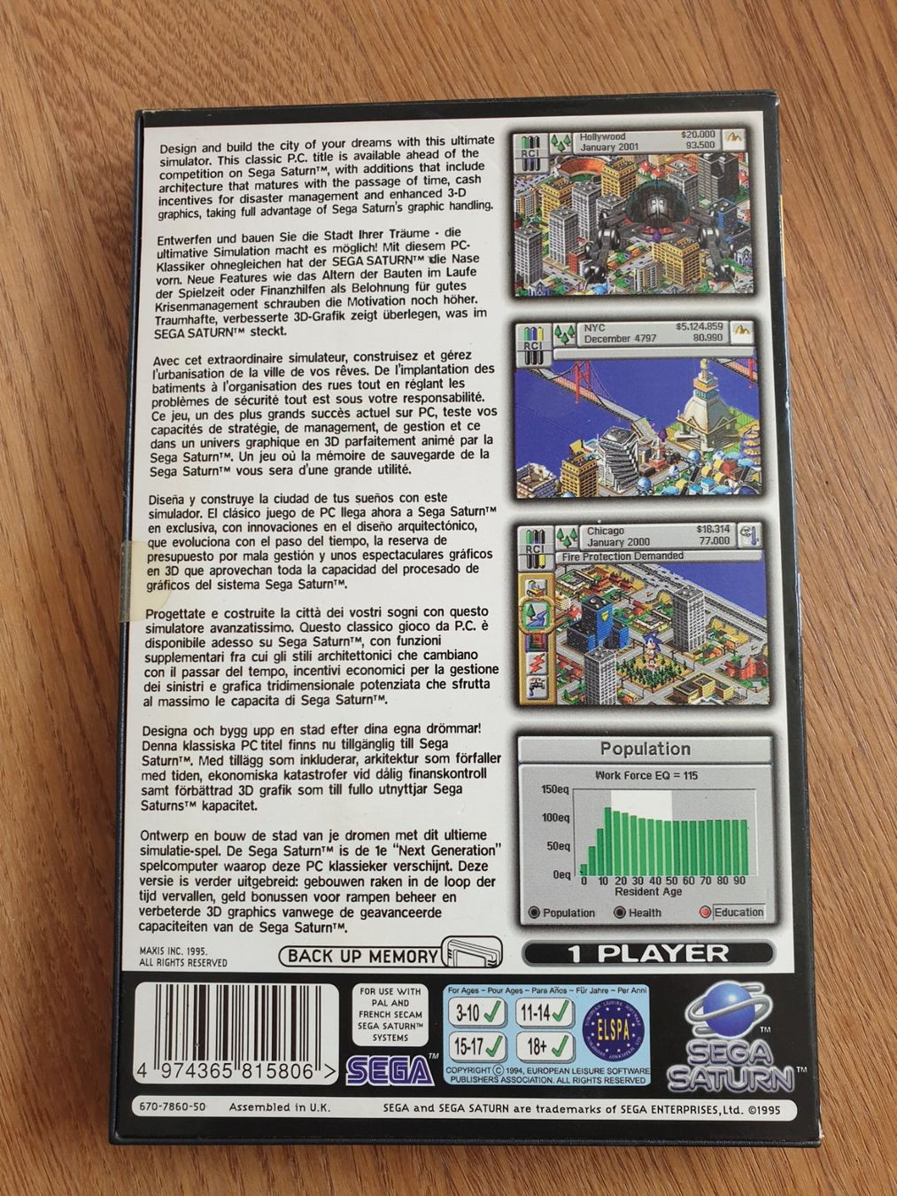 Giochi: Sim City 2000 Sega Saturn – Usato da Rain venduto da Rou_z26r 1