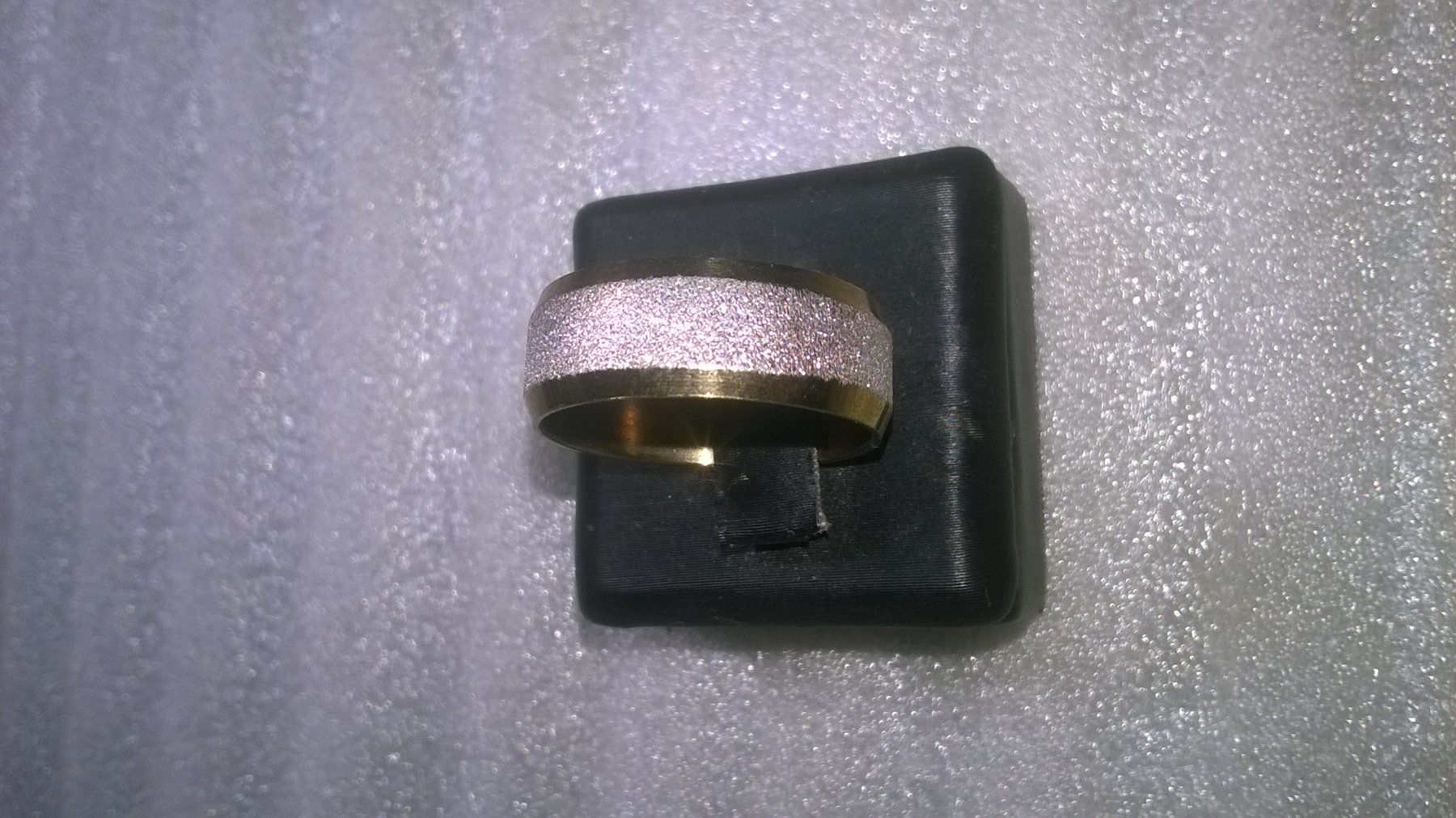 Anelli: ring edelsthal,,,vergoldet  und versilbert,,glitzer – Nuovo (secondo la descrizione) da Basel venduto da bijoutrie_4 1