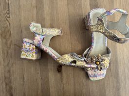 Laura Vita Absatzschuhe Leder, Pumps, Gr. 39
