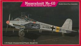 plastic model kit 1/ 72 LINDBERG 473 MESSERSCHMITT ME-410