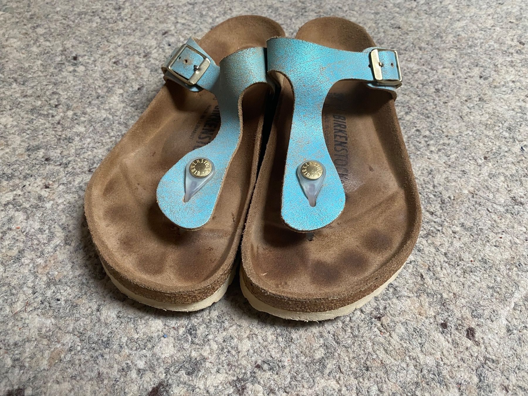 Birkenstock Chaussures femmes: Birkenstock Gizeh Leder Gr. 39 – D'occasion à Wattwil par edel88 4