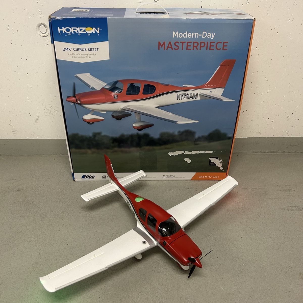 E-Flite RC Kits de montage: E-flite UMX Cirrus SR22T BNF Basic mit AS3X & SAFE OVP – Neuf (Voir description) à Kirchberg BE par SnoringMan 1