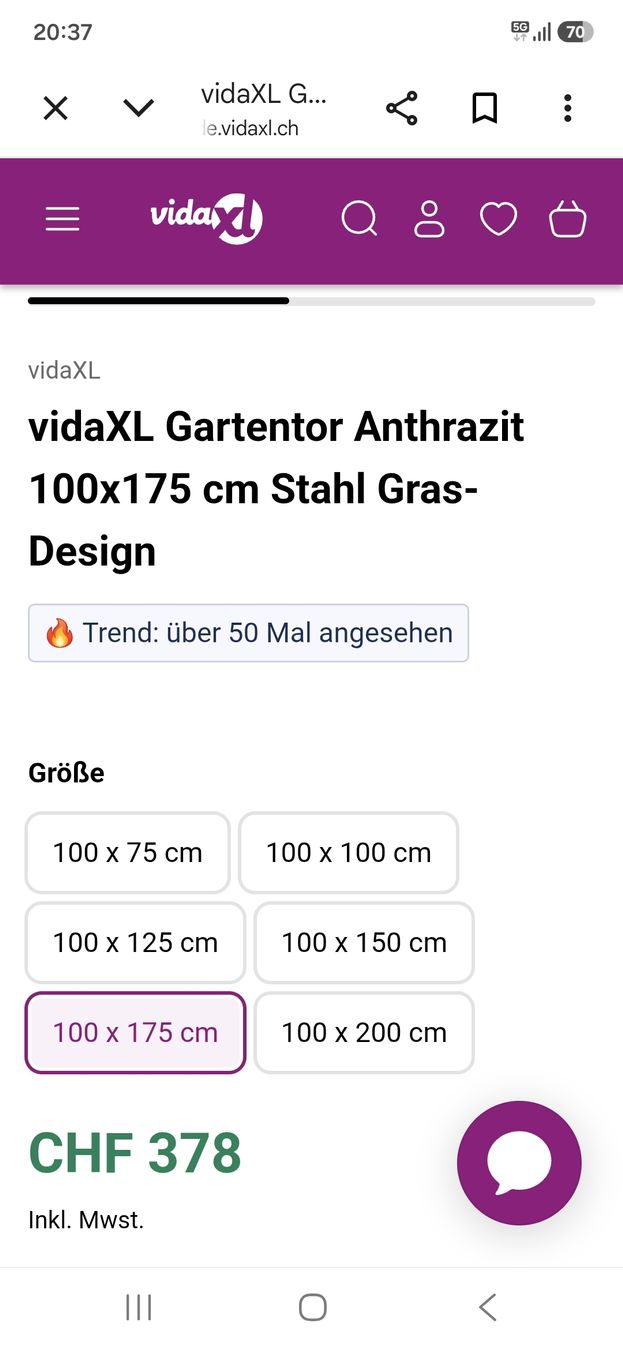 Porte: Gartentor Anthrazit – Nuovo e nell'imballaggio originale da kloten venduto da eismeister33 2