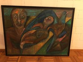 Grosses Gemälde Anita Gentinetta *1938