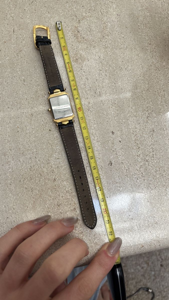 Balmain Orologi: Pierre Balmain Uhr vergoldet mit Saphiren – Usato da Bern venduto da kue_db29 5