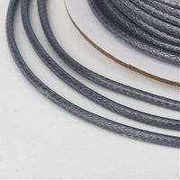 Polyesterschnur 0.5mm gewachst Schiefergrau 10m