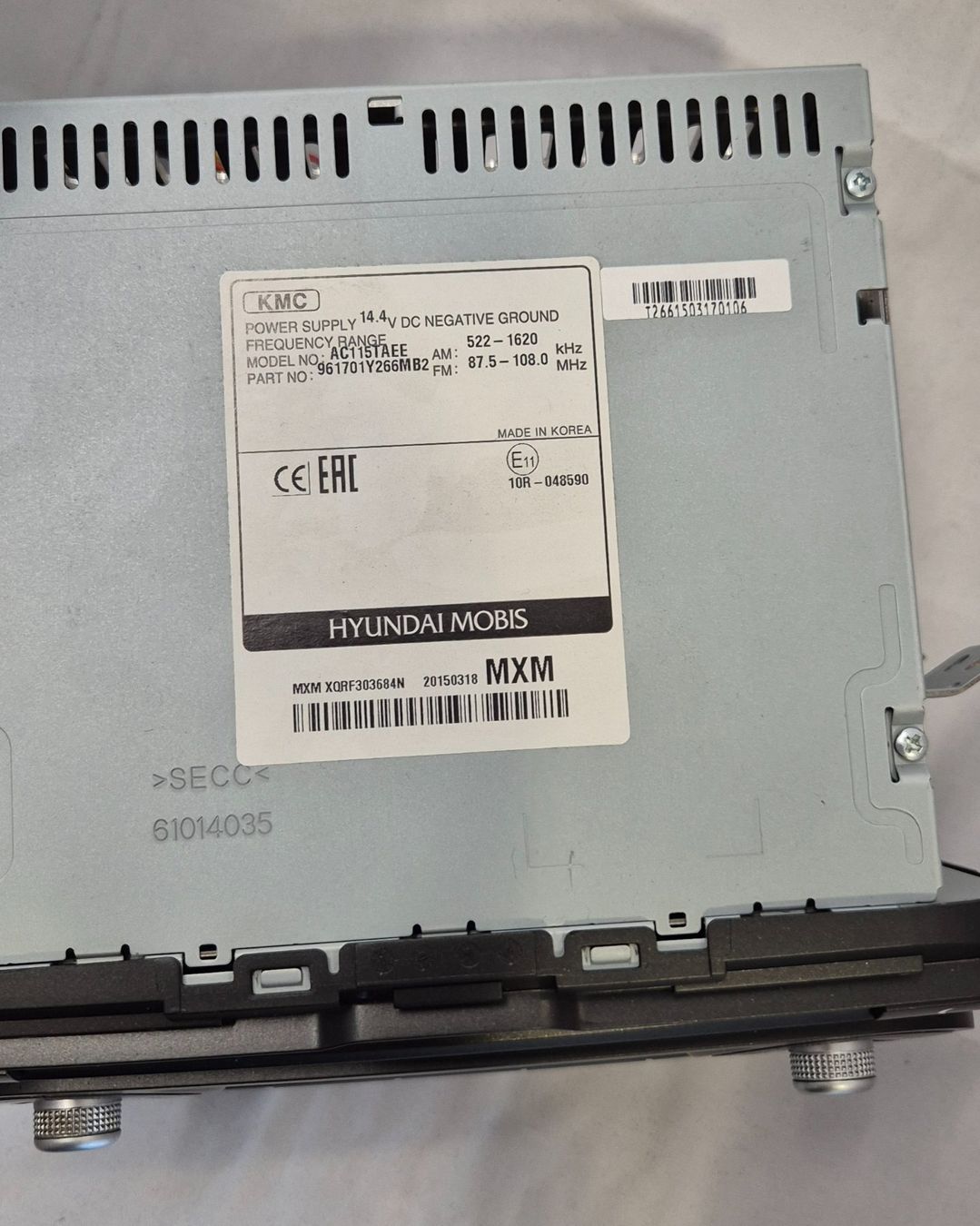 Sistemi audio & multimediali: Autoradio, CD Player Kia Picanto – Usato da Ebikon venduto da Dan40 1