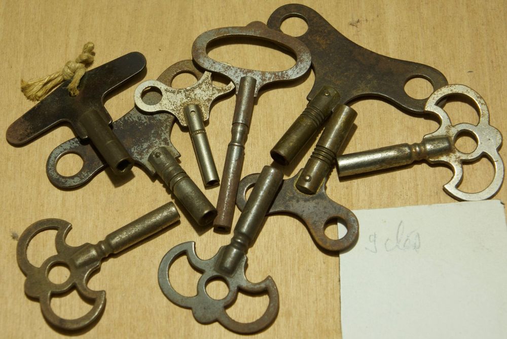 Lot De 100 Clés Anciennes En Fonte Style Vintage - Skeleton Keys, Décoration 19ème Siècle