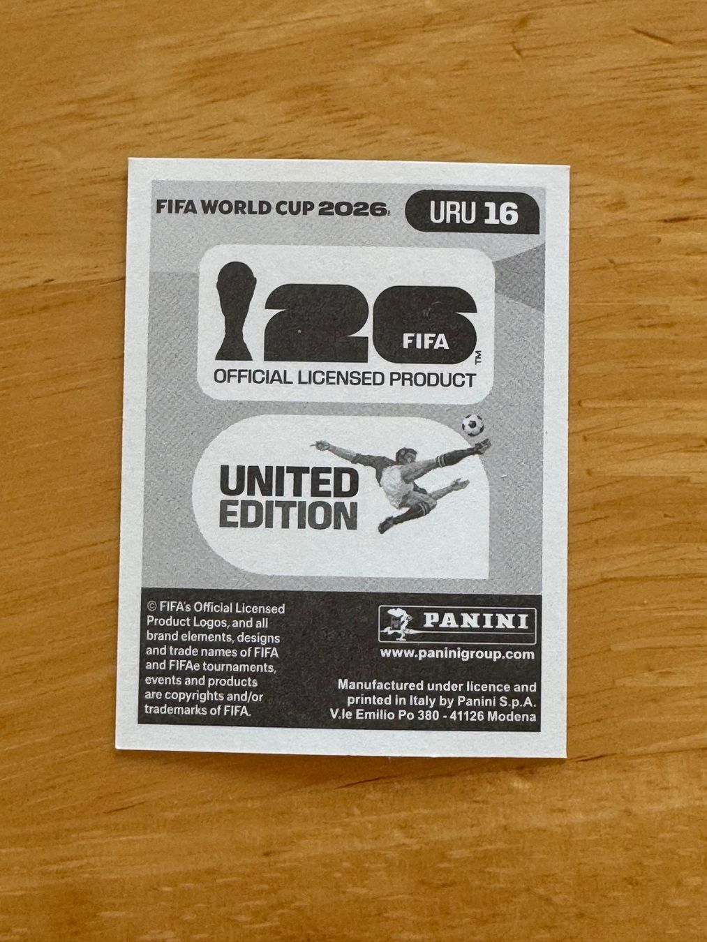 Panini Carte collezionabili: URU 16 Panini FIFA World Cup WM 2026 – Nuovo e nell'imballaggio originale da Zürich venduto da wtpooh 1