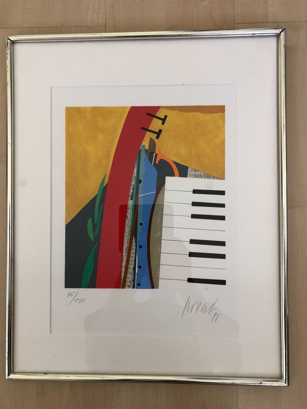 Foto & Immagini: Kunstdruck "Klavier" 95 von 150 handsign. + dat. K.Korab 98 – Usato da Oftringen venduto da the_white_house 4